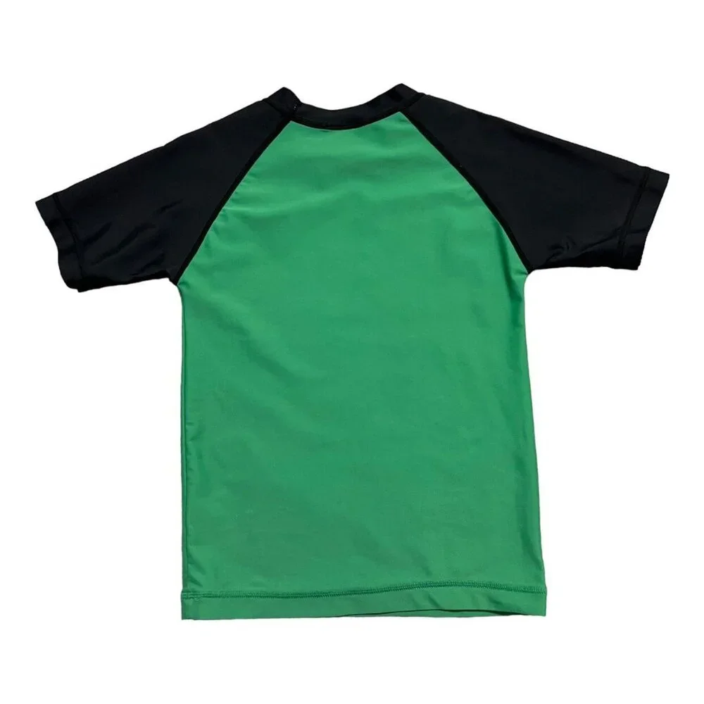 Hanna Andersson Sz 120 (6-7Y) Pineapple Rashguard Swim Shirt